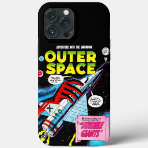 Retro Sci-Fi Adventure Outer Space Comics Cover