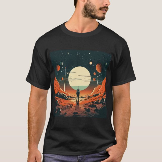 Retro Sci-Fi Adventure T-Shirt (Front)