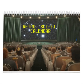 Retro Sci-Fi Calendar