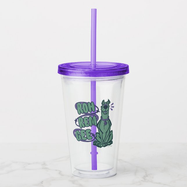 Retro Scooby "OMG" Acrylic Tumbler (Front)