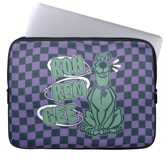 Retro Scooby "OMG" Laptop Sleeve (Front)