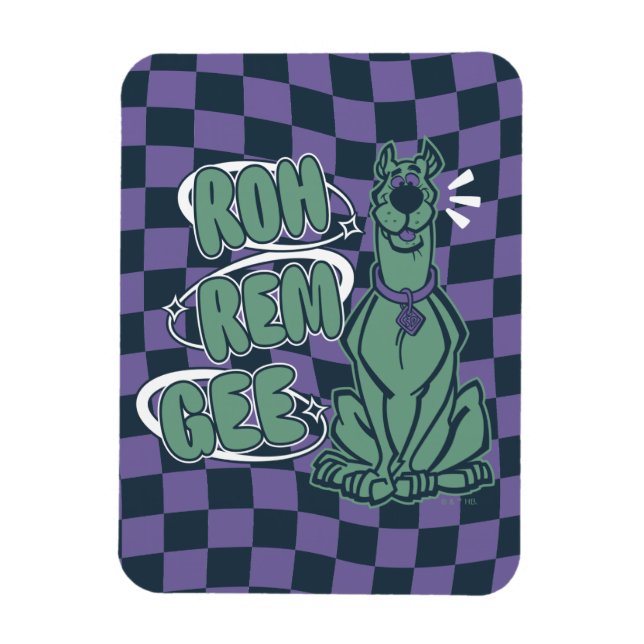 Retro Scooby "OMG" Magnet (Vertical)
