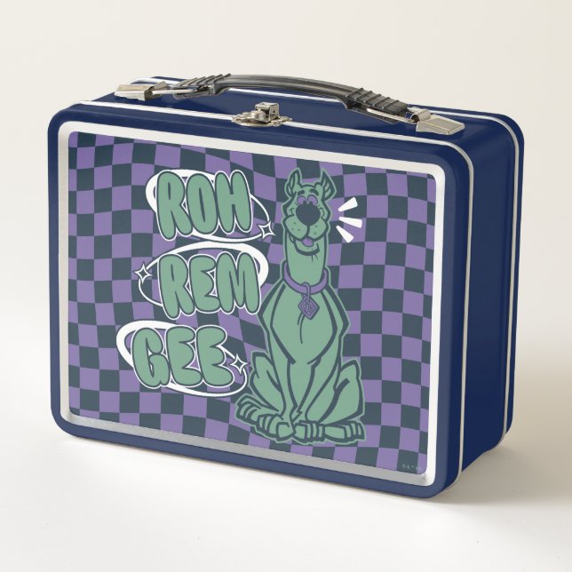 Retro Scooby "OMG" Metal Lunch Box (Front)