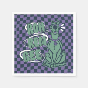 Retro Scooby "OMG" Napkin