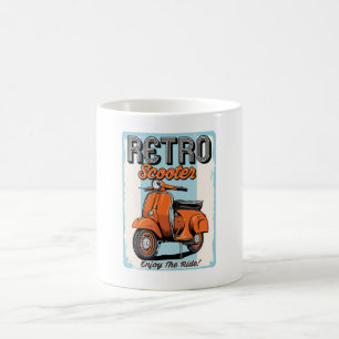 Retro Scooter Coffee Mug