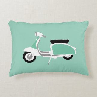 Retro Scooter  Decorative Cushion