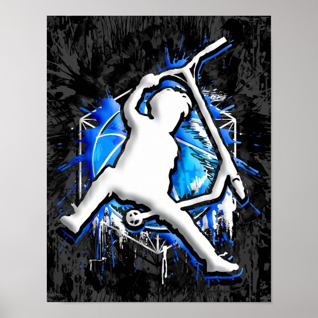 Retro Scooter - Stuntscooter - Kick Stunt Scooter  Poster (Front)