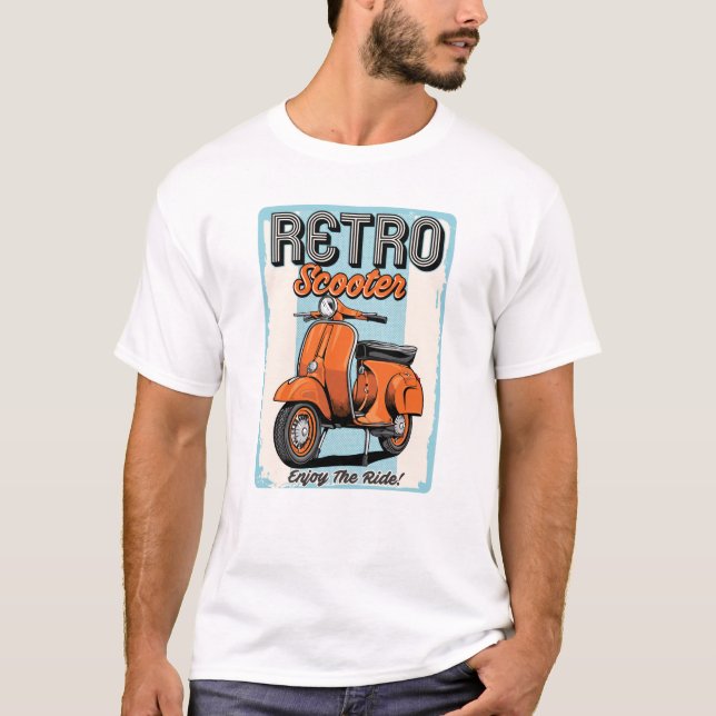 Retro Scooter T-Shirt (Front)