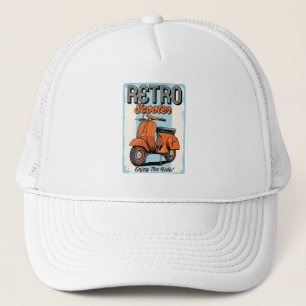 Retro Scooter Trucker Hat