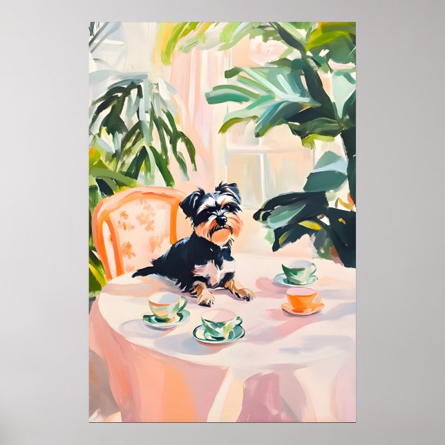 Retro Scottish Terrier Poster, Scottish Terrier Poster (Front)