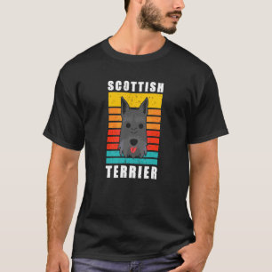 Retro Scottish Terrier Vintage Scottie Dog Breed O T-Shirt