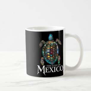 Retro Sea Turtle Gulf Of Mexico Never Forget Coffee Mug