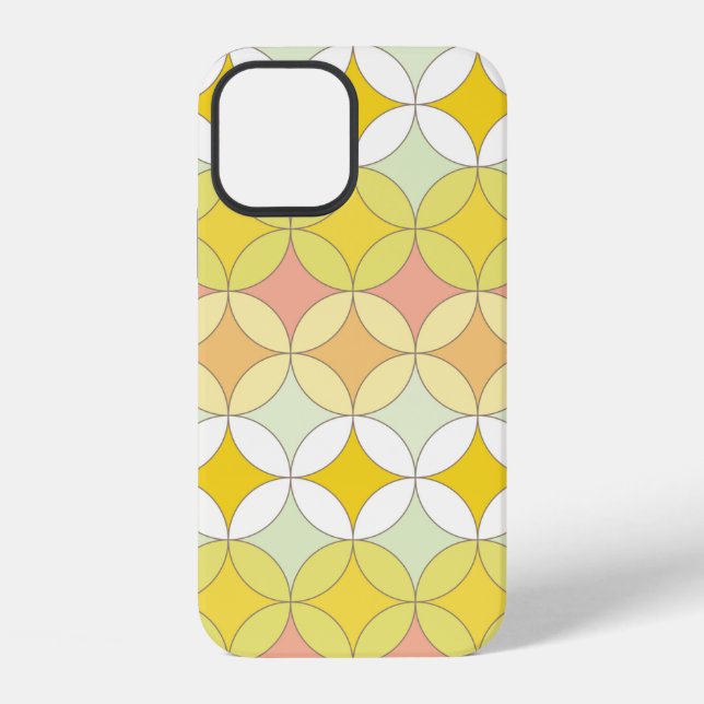 Retro seamless pattern. Disco style.  iPhone Case (Back)