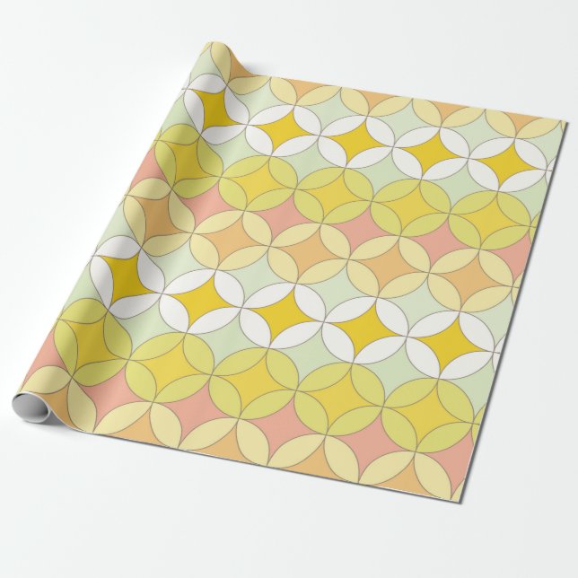 Retro seamless pattern. Disco style.  Wrapping Paper (Unrolled)