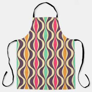 Retro seamless pattern from the 50s and 60s. Seaml Apron