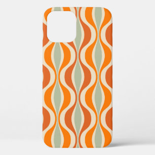 Retro seamless pattern from the 50s and 60s. Seaml iPhone 12 Case