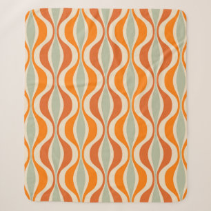 Retro seamless pattern from the 50s and 60s. Seaml Sherpa Blanket