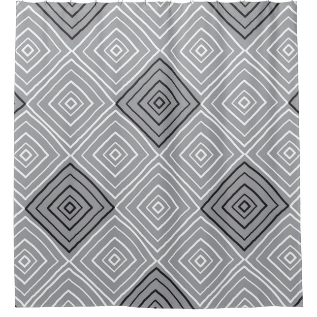 Retro seamless pattern, rug, carpet  shower curtain (Front)