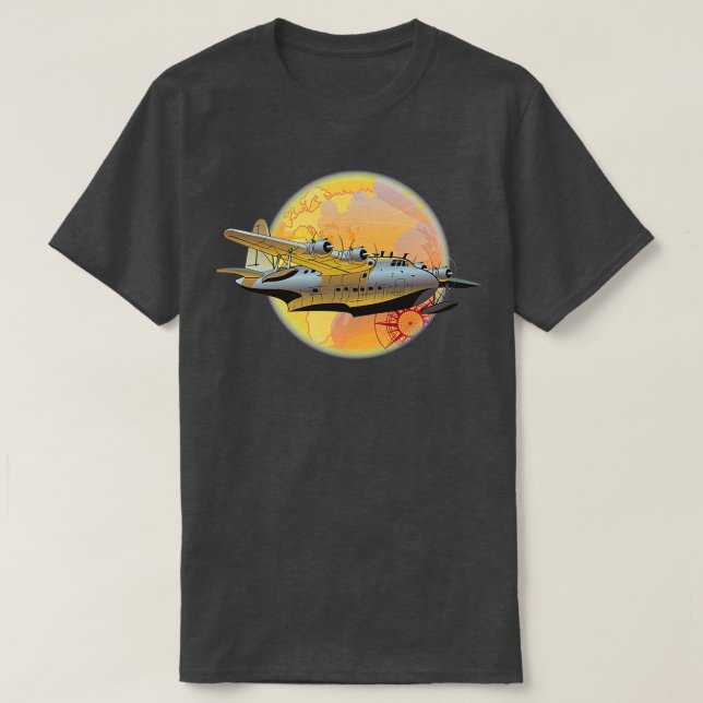 Retro seaplane T-Shirt (Design Front)
