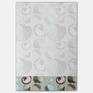 Retro Seashell Pattern Post-it Notes