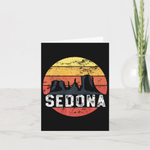 Retro Sedona Arizona Family Vacation Red Rocks Gif Card