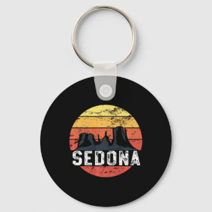 Retro Sedona Arizona Family Vacation Red Rocks Gif Key Ring