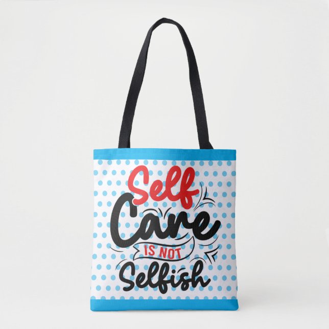  Retro Self Care Tote Bag (Front)