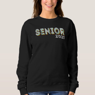 Retro Senior 2023 Graduation Class Of 2023 Senior Sweatshirt