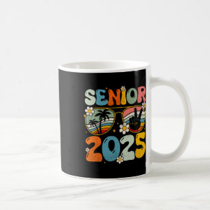 Retro Senior 2025 Ck To School Cl Of 2025 Graduati Coffee Mug