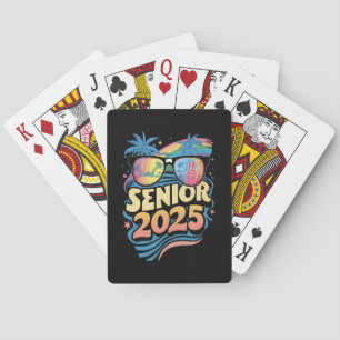 Retro Senior 2025 Class Of 2025 Graduation Playing Cards