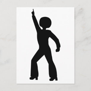 Retro Seventies Man Postcard