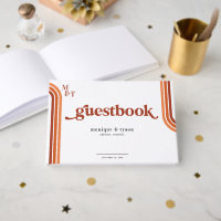 Retro Seventies | Wedding Guest Book