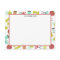 Retro Sewing Themed Flat Notecards