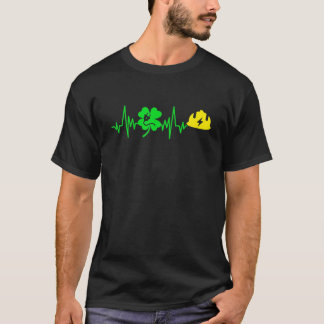 Retro Shamrock Electrician St.Patrick Day Irish Co T-Shirt