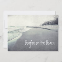 Retro Shoreline Bonfire on the Beach Cool