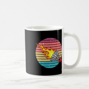 Retro Shuttle Fun Badminton Sports Player Coach Gr Coffee Mug