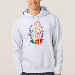 Retro Sioux Falls Bike Trail Hoodie