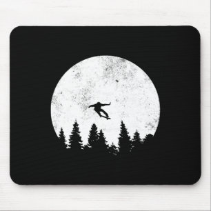 Retro Skateboarding 80s Vintage Skate Tee Shirt Mouse Pad