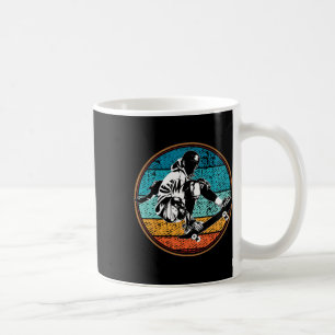 Retro Skateboarding Extreme Sports Freestyle Skati Coffee Mug