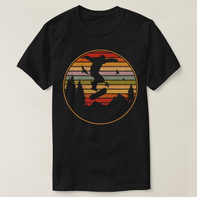 Retro Skateboarding Outr Hobby for Skateboarders  T-Shirt (Design Front)
