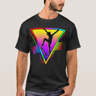 Retro Skateboarding Silhouette Skater T-Shirt