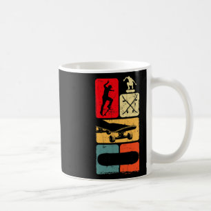 Retro Skater Skateboarding Skateboard Skateboarder Coffee Mug