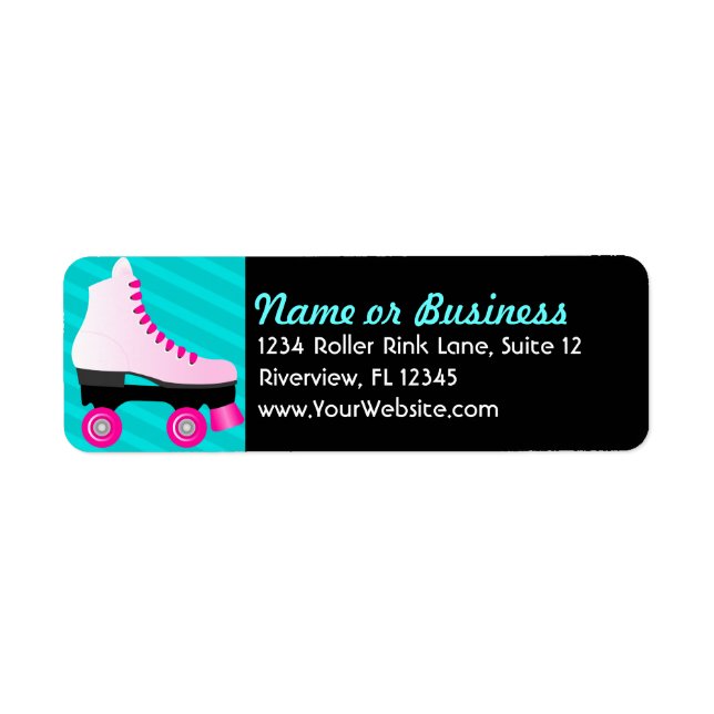 Retro Skates Return Address Label (Front)