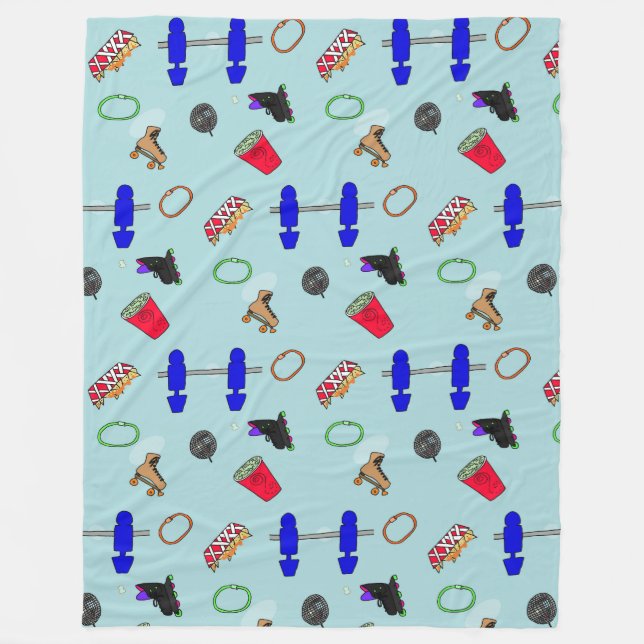 Retro Skating Rink blanket (Front)
