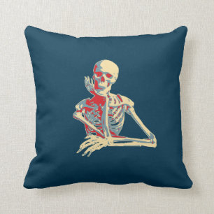 Retro Skeleton Cushion