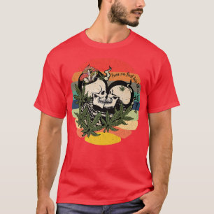 Retro Skeleton lovers  T-Shirt