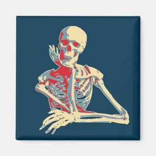 Retro Skeleton Magnet