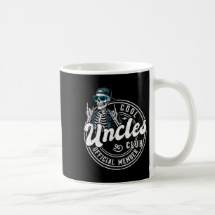 Retro Skeleton Official Member Cool Uncles Club Coffee Mug