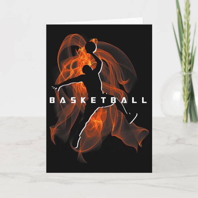 Retro Sketll Player Lover Sports Team Boys Girls K Card (Front)