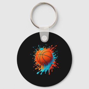 Retro Sketll Players Lovers Sports Team Boys Kids  Key Ring